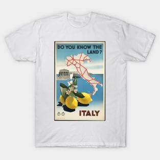 Italian Travel Poster T-Shirt